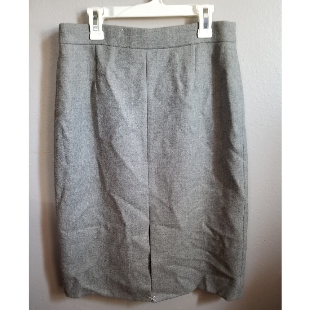 J.crew A-line midi skirt in double-serge w…